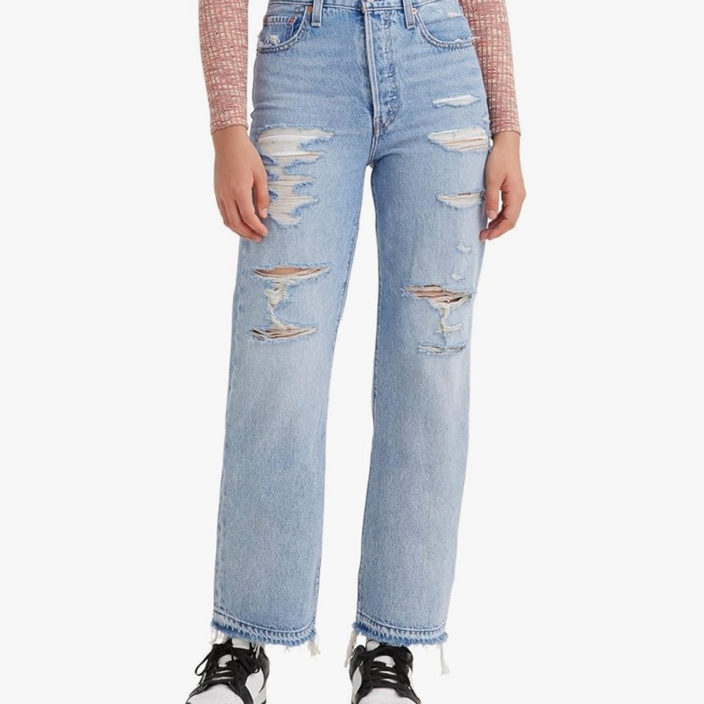 Levi's Women's Ribcage Straight Ankle Jeans | Size: 27